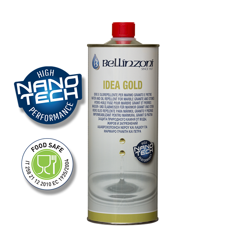 Abrillantador Bellinzoni Idea Gold 1 litro para trabajos de marmolería