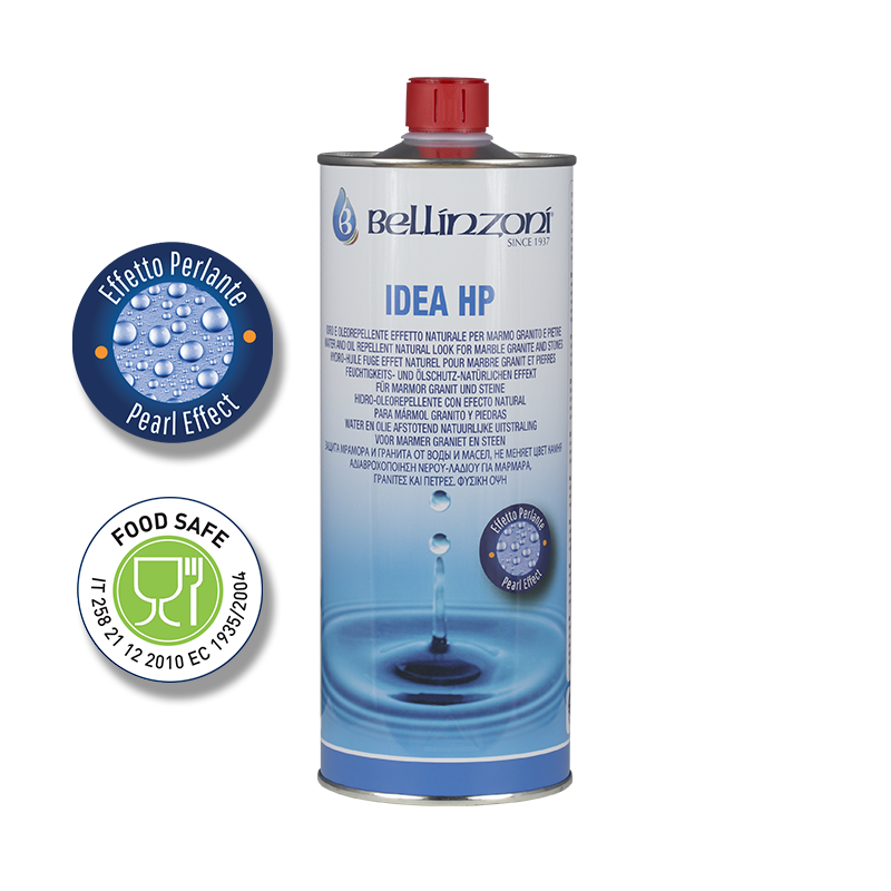 Abrillantador bellinzoni idea hp 1 litro: protección y abrillantado para marmolería