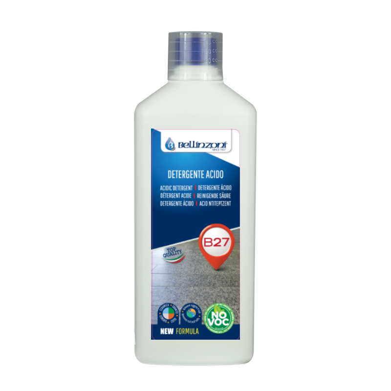 Detergente acido bellinzoni 1 litro: limpieza de piedra para marmolería